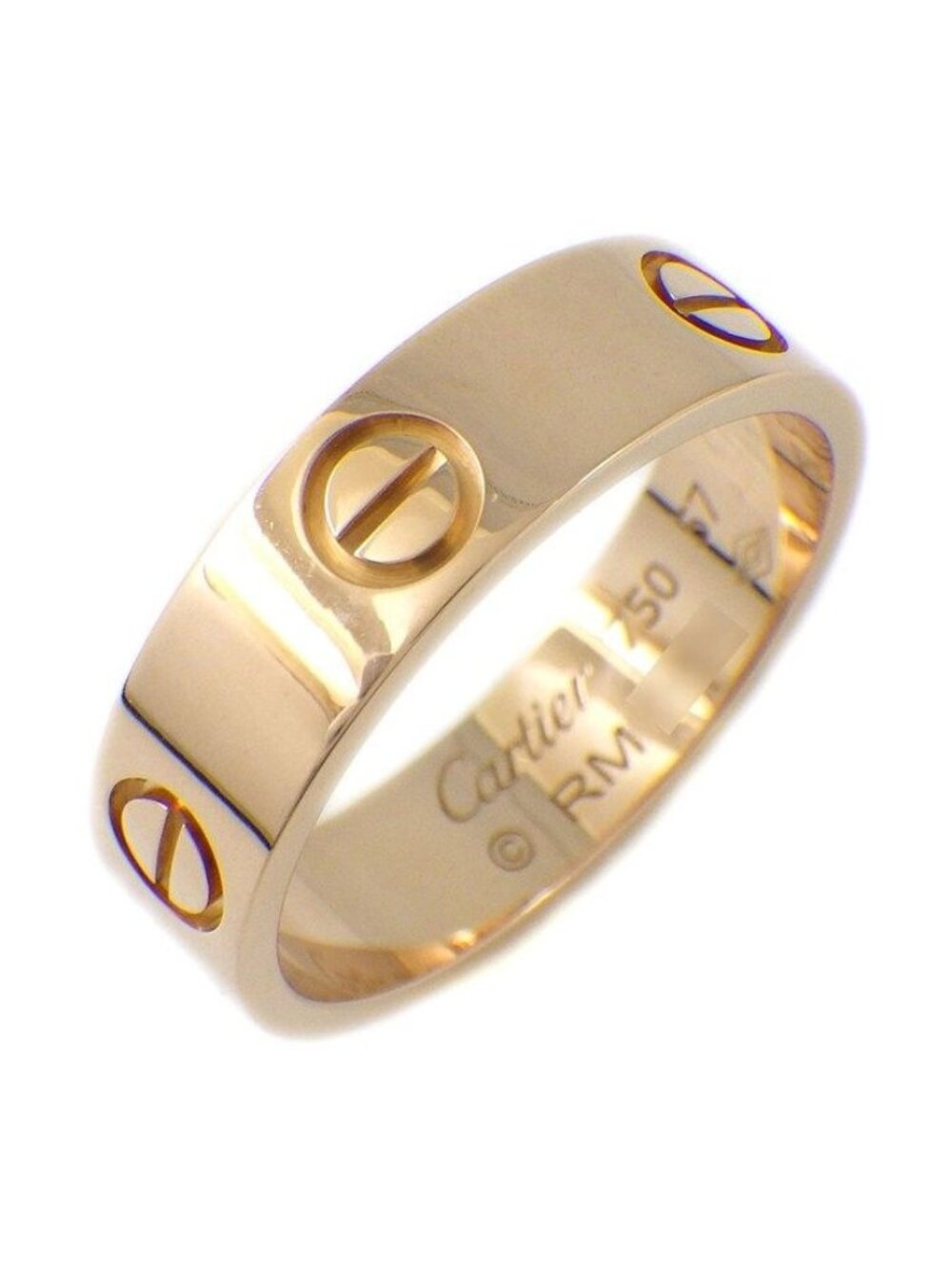 Cartier Ring Love Classic Model MM 18K Pink Gold